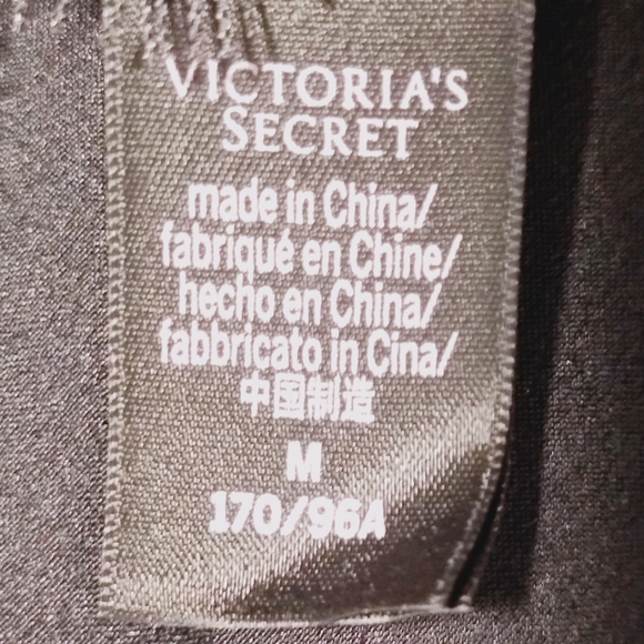 Victoria Secret Elegant Black Lace Trim Short Nightgown - Picture 11 of 13